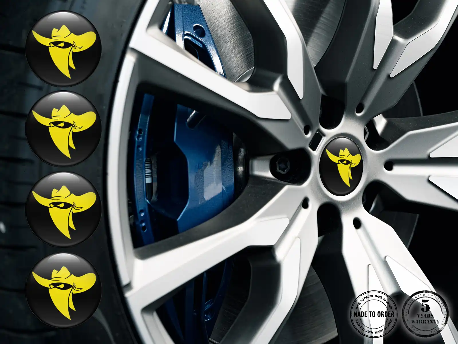 Wheel Decals Sport Domed Racing Limited Badge